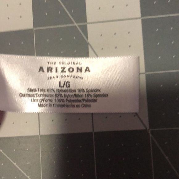 Arizona Jean Tankini ruffles size large/halter strap polka dots/ pink and white - Picture 5 of 10